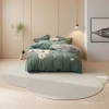 The green bedding is paired with bed boards to support the wooden bed frame, which is environmentally friendly, quiet and has a stable load-bearing capacity Application Scenario